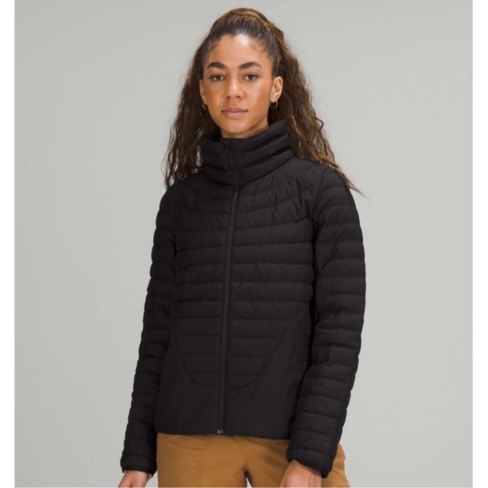 Lululemon Lightweight Relaxed Fit Down Jacket Winter Coat Black Size 4